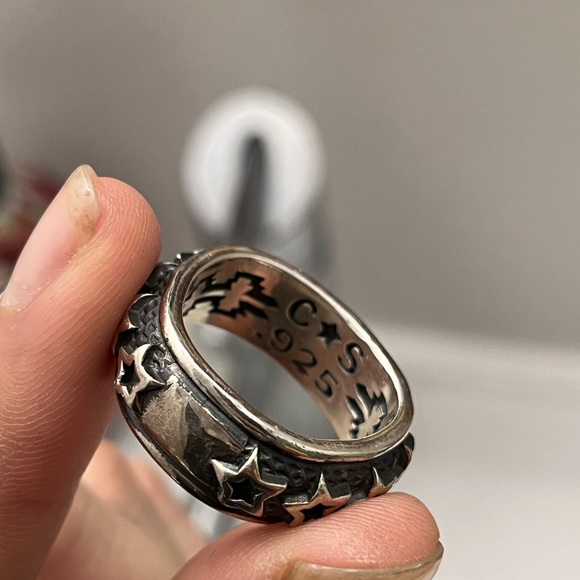 Silver Star Cody Sanderson ring, a competitor of Chrome Hearts based in Santa Fe - Picture 3 of 4